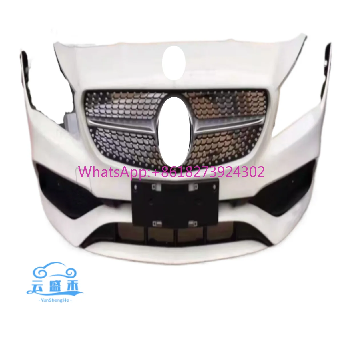 

Body Parts Front Car Bumpers Assembly With Full Star Grill Suitable for Mercedes-Benz Cla W117