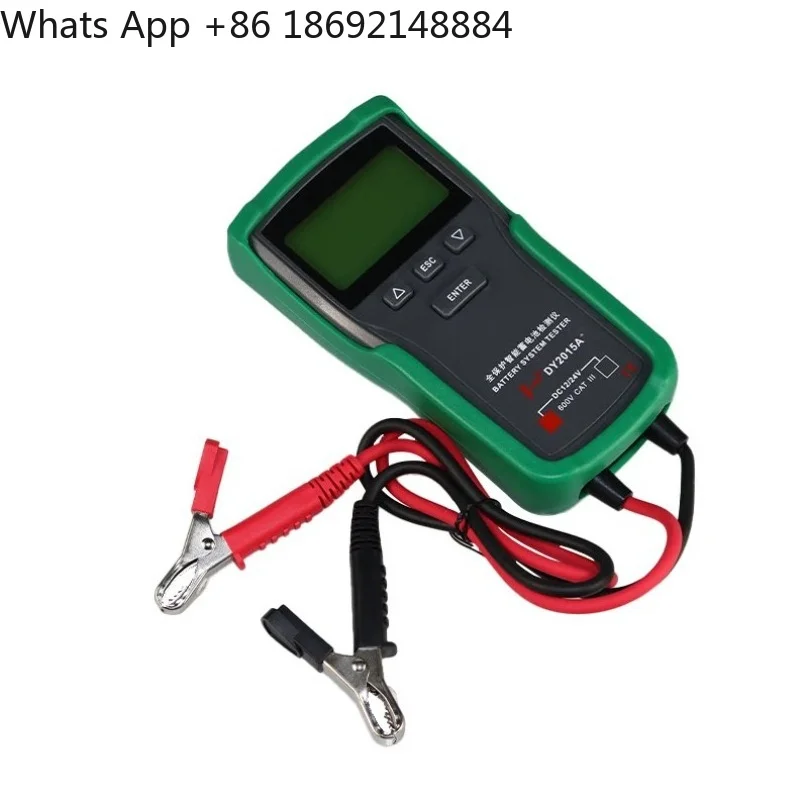 Automotive Battery Tester Digital Lead‑Acid Battery Capacity Analyzer Vehicle Storage Battery Power Detecting Tool