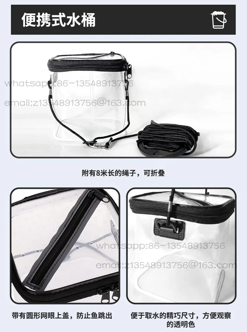 

BUCKET CS (A) Portable water bag with mesh cover Foldable water bucket