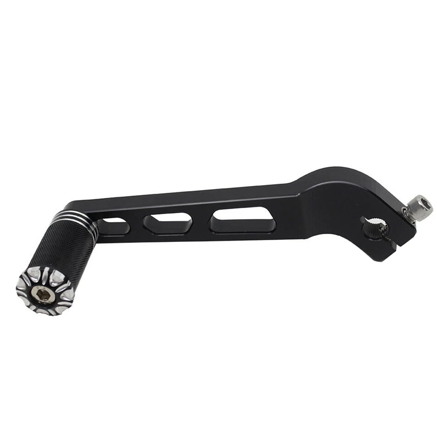 Black Aluminum CNC-Cut Shift Lever For Harley Dyna Super Glide FXD Breakout Fat Bob