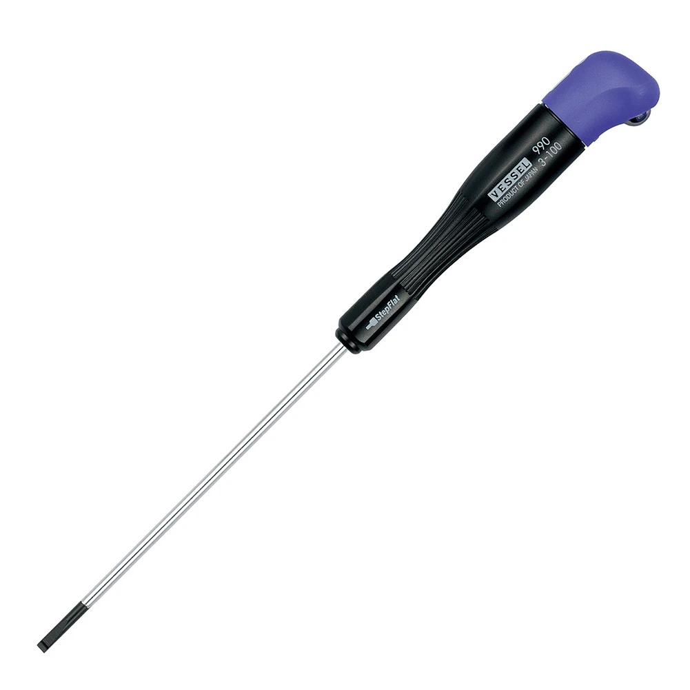 Japan Vessel No.990 G-grip Screwdriver for Ultra Precision and Small Screws