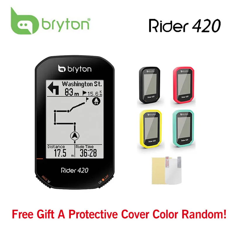 Bryton Rider 420E/420T/320E GPS Cycling Computer Enabled Bicycle Rider Bryton Mount Waterproof  Wireless Speedometer New 2021