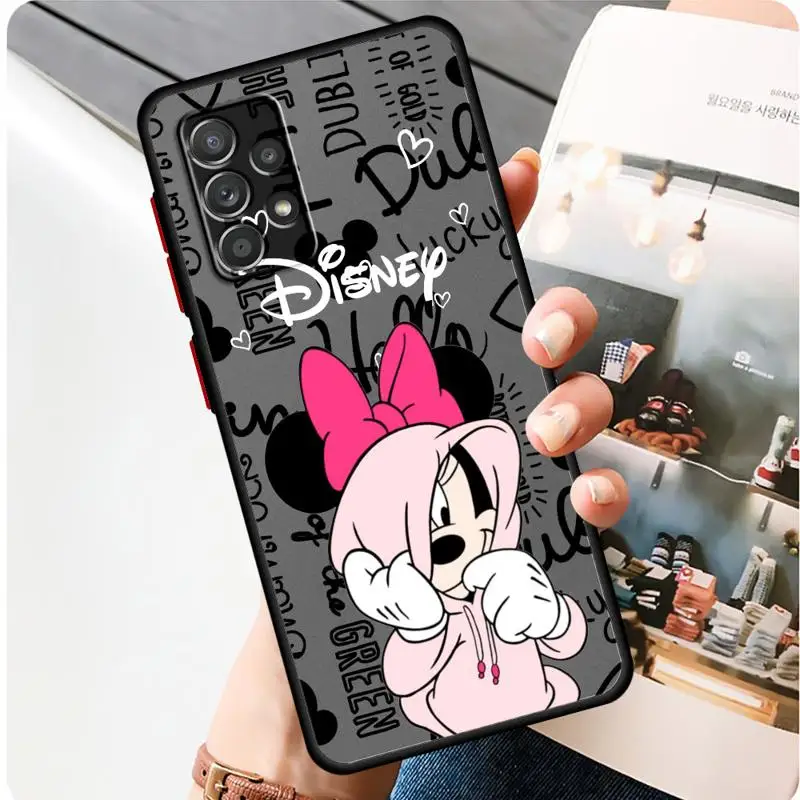 Etui na telefon Samsung Galaxy A12 A13 A15 A22 A14 A23 A25 A33 A24 A32 A34 A35 52 A55 A53 A54 A73 A72 4G 5G Disney Minnie Mickey