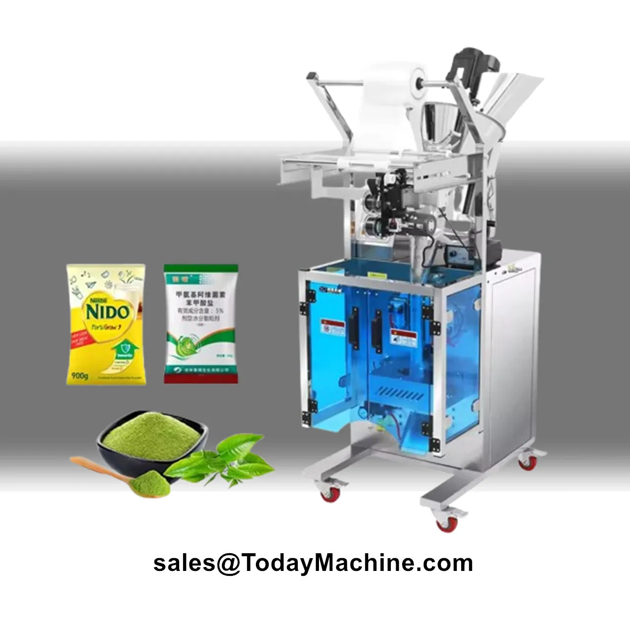 Automatic Auger Filler Spices Chili Coffee Milk Powder Bag Packing Machine