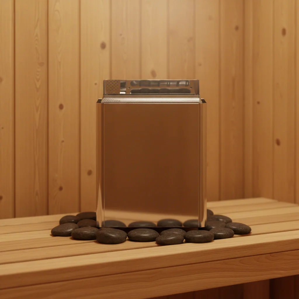 6KW Stainless Steel Electric Sauna Heater Freestanding Wall‑Mount Sauna Stove Control Unit Needs Matching For Sauna Room