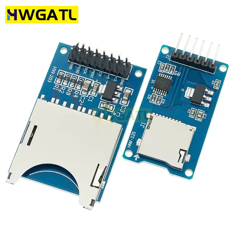 HWGATL Mini Micro SD Плата расширения памяти TF-карта Модуль защиты памяти SPI