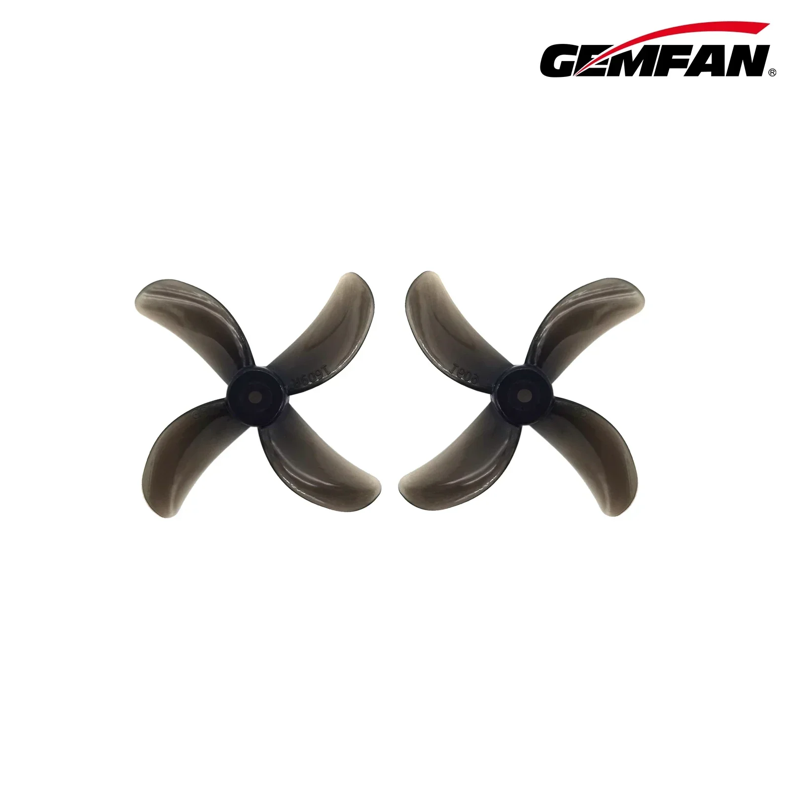 12Pairs(12CW+12CCW) Gemfan 1609 40mm 4-Blade PC Propeller 1mm 1.5mm (Random Color) for FPV 1S Tinywhoop Drone Mobula