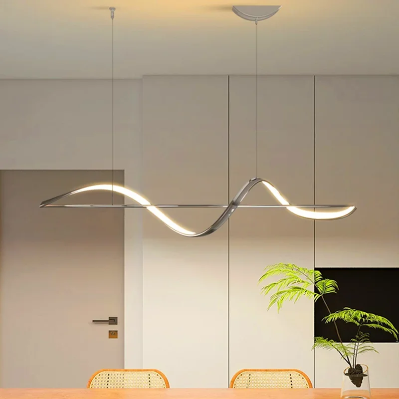 Creative Led Light Emitting Diode Nordic Minimalist Designer Ceiling Restaurant Indoor Pendant Lighting Fixtures