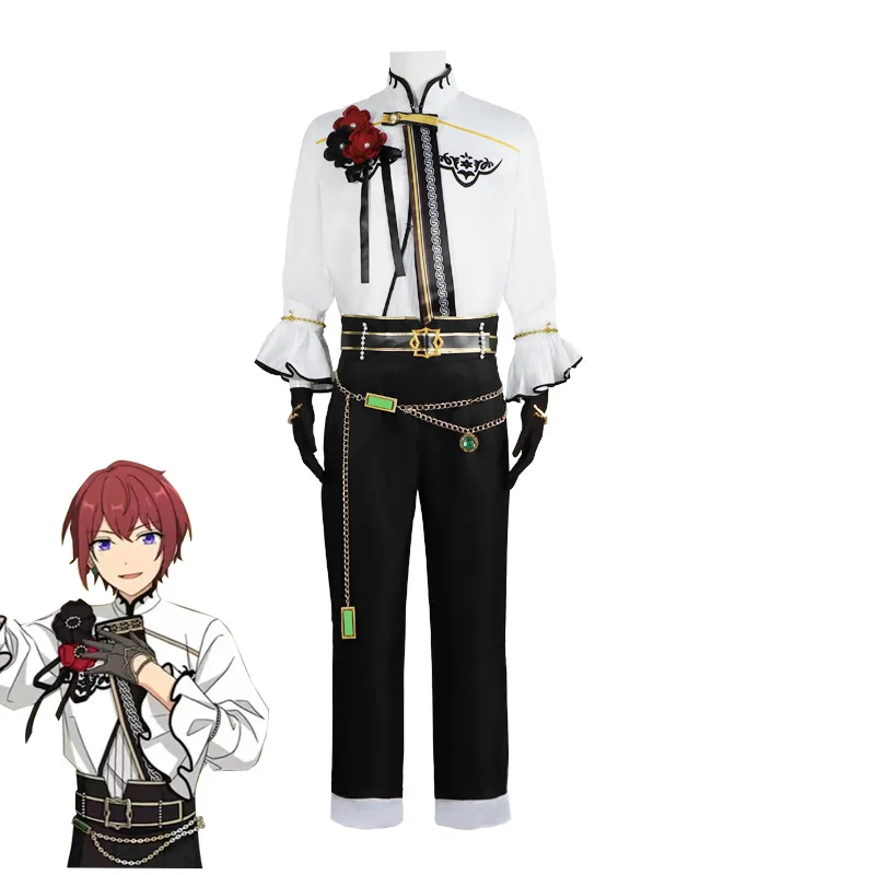 

Performance Clothes Es2 Ensemble Stars Suou Tsukasa Knights Captain Young Master Cosplay Costumes Wig Headgear