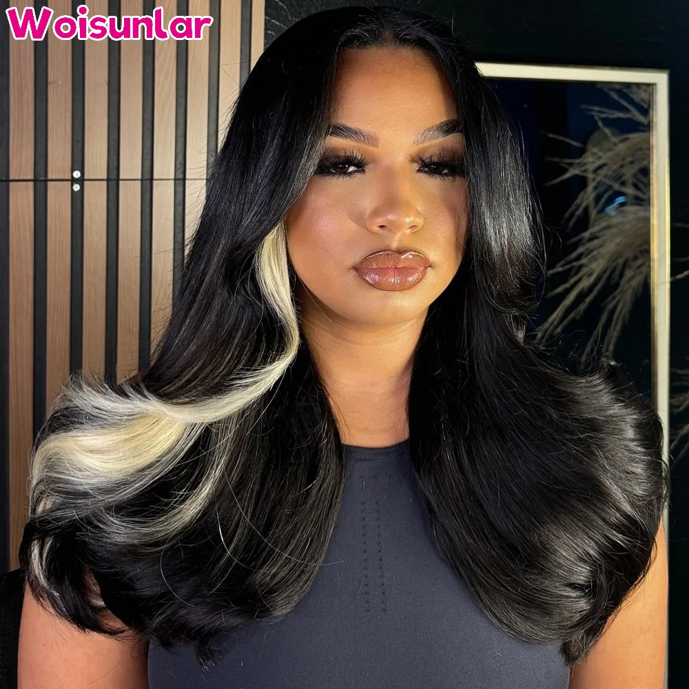 

Ombre Black and 613 Lace Front Human Hair Wigs Body Wave 4x6 glueless Hair For women 13x4 Lace Front Wigs Human Hair Wigs 100%