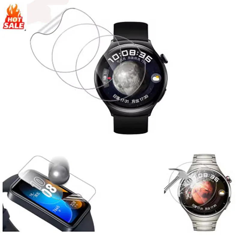 3Pcs Watch Protect Film For Huawei Band 8 HD Scratch Resistant Hydrogel For Huawei Watch4/4Pro Smart Watch Replace Protector