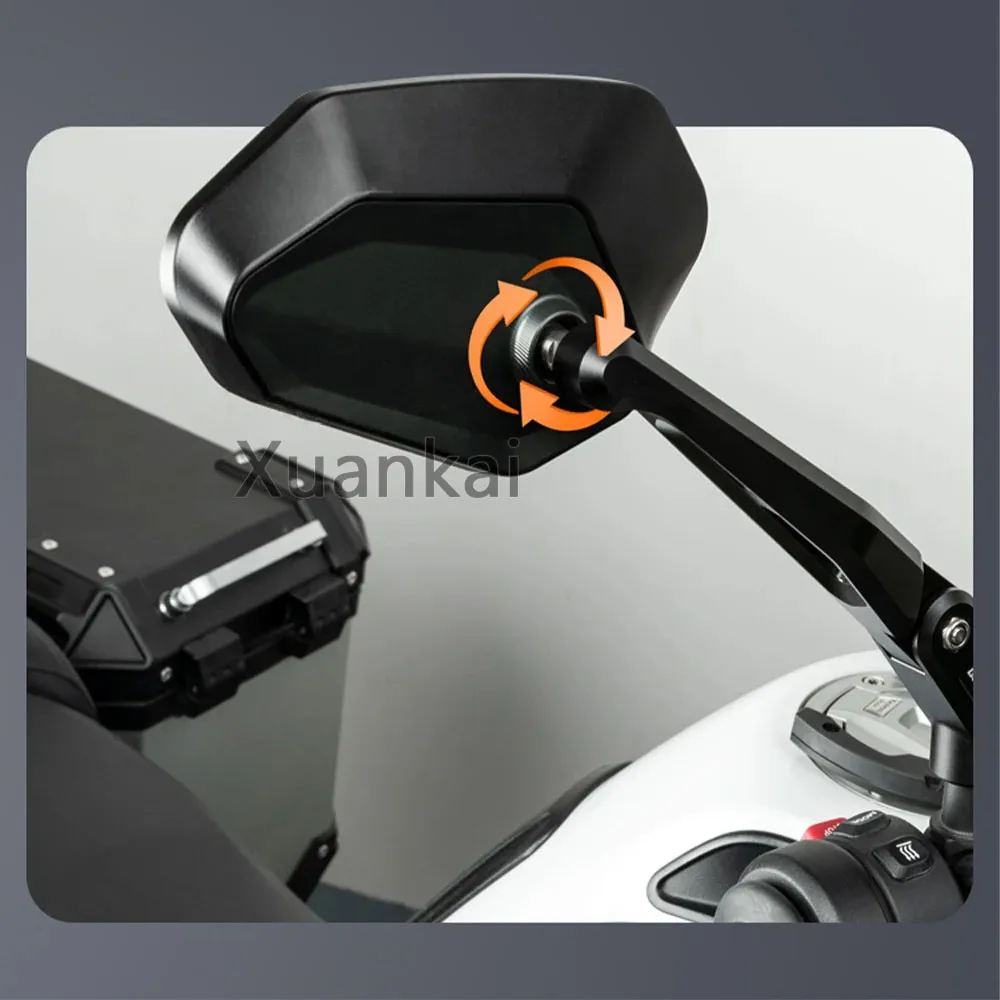 For Honda XL750Transalp XL750 Transalp 2023 New Motorcycle Accessories Collapsible Rearviews Mirrors CNC Aluminum Side Mirrors