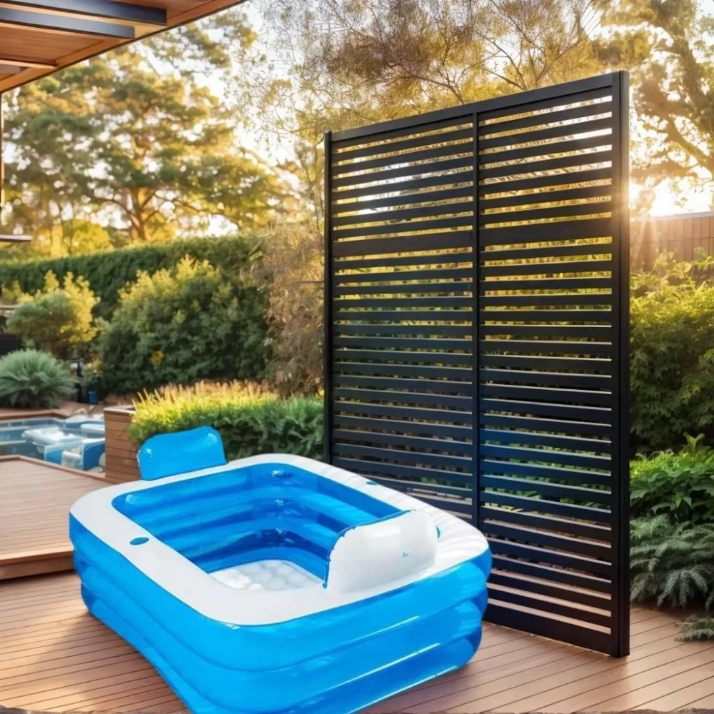 

Double Inflatable Bathtub with Electric Pump & Headrest, Portable Foldable Spa Tub for Adults Indoor Outdoor Use