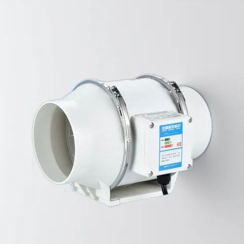 4 pollici 220V Ventole di Scarico Casa Silenzioso Tubo In Linea Condotto Ventilatore Bagno Estrattore di Ventilazione Cucina Wc Parete Aria Pulita Ventilatore