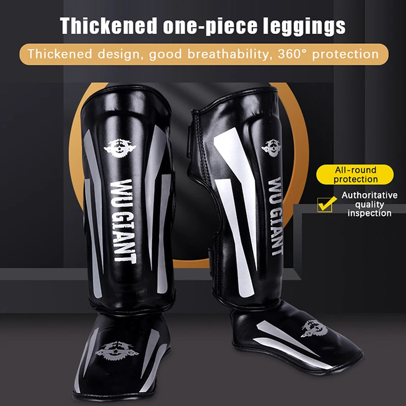 1 زوج كيك بوكسينغ الملاكمة غطاء يقي قصبة الرجل منصات الملاكمة التايلاندية فنون الدفاع عن النفس ساندا ووشو الساق حامي التايكوندو MMA القتال حراس الكاحل