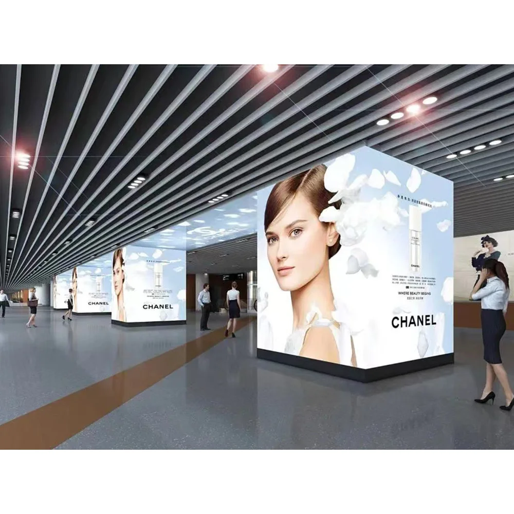 500X500 مللي متر GOB عرض تجاري داخلي P1.9 P2.6 شاشة عرض Led خزائن الوصول الأمامي جدار فيديو الزاوية للمعرض #3