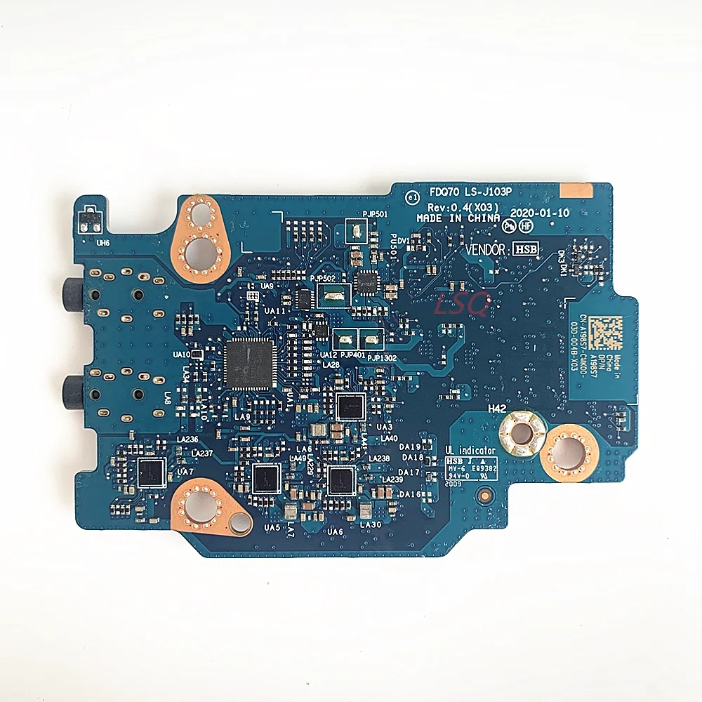 

LS-J103P For Dell Alienware Area-51m R2 Audio Board I/O Board 100% Test OK