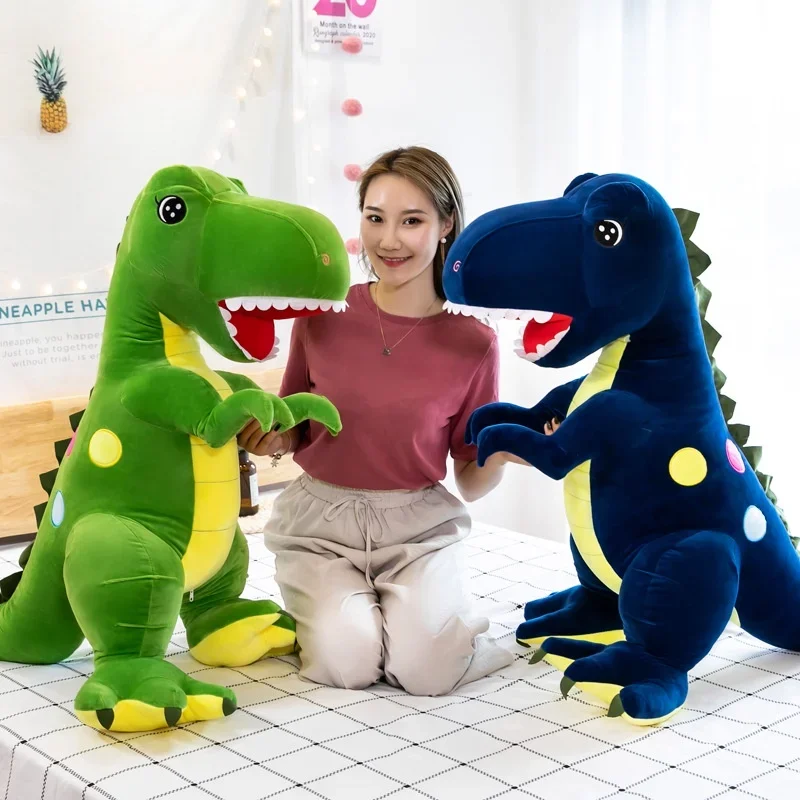 

Polka Dot Dinosaur Doll Plush Toy Tyrannosaurus Doll Doll Large Pillow Plushie Stuffed Toys Best Gifts