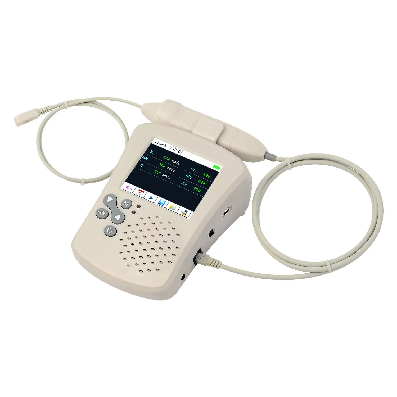 Portable Handheld Veterinary Vascular Doppler Vascular Doppler Ultrasound for Animals