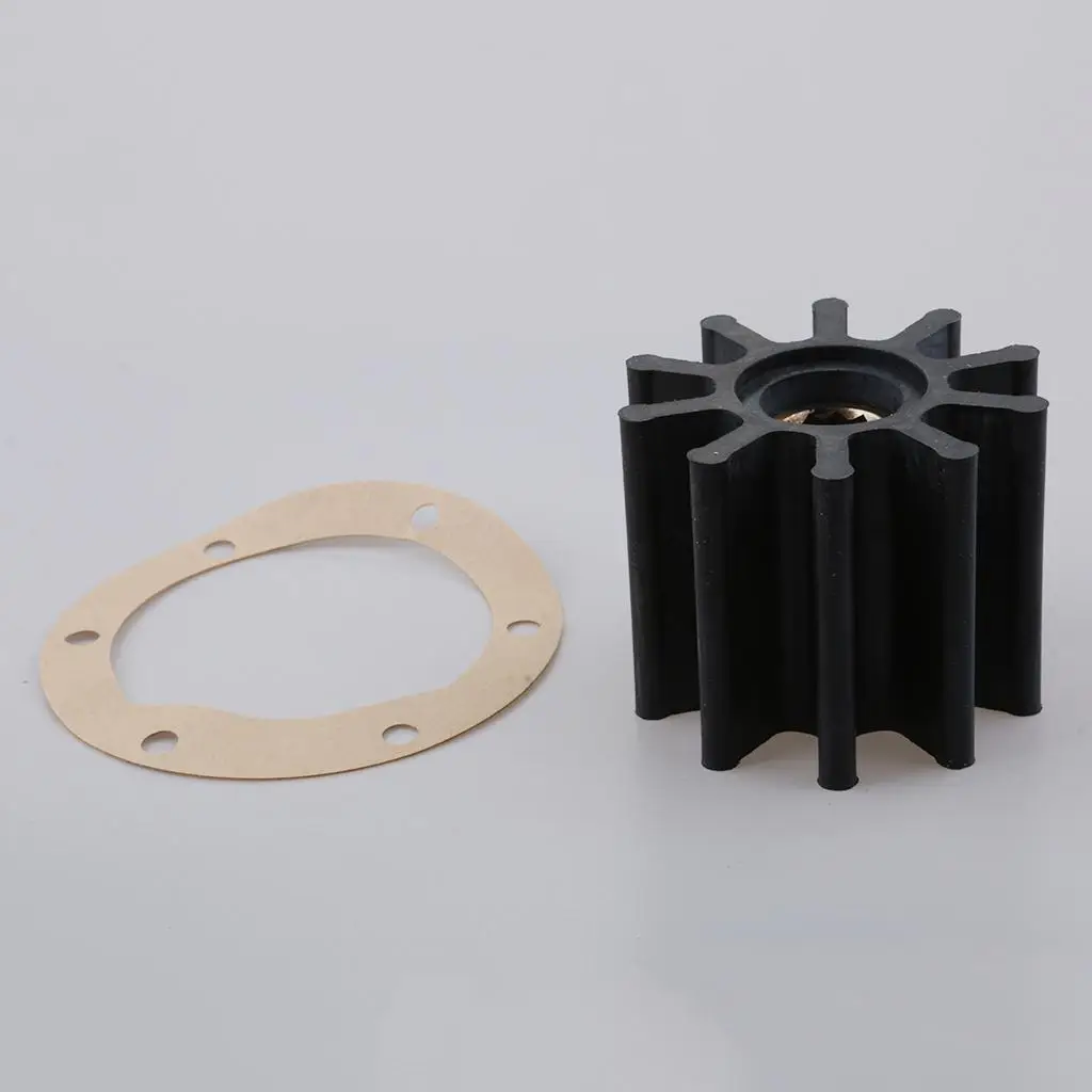 Reliable Boat Water Pump Impeller Repair Kit Black Plastic Flexible Kit for Marine Engine Service