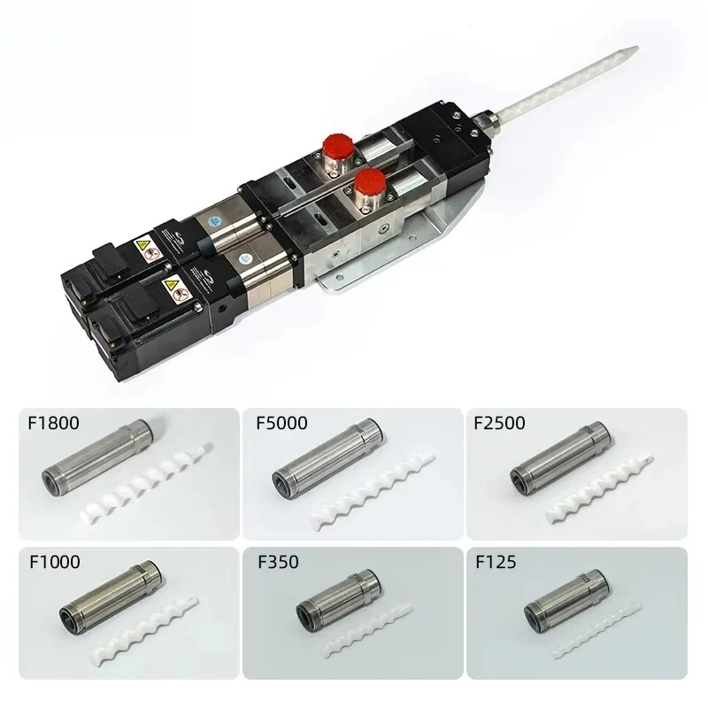 Sistema de distribuição de cola A B de baixa pressão - Mini bomba de parafuso e válvula para dosagem de líquidos de precisão