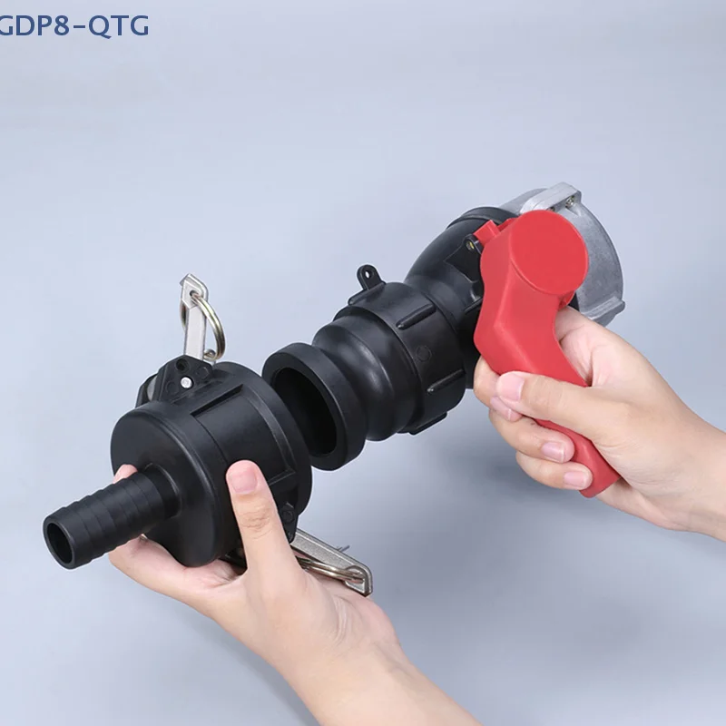 NEUE 1PC Verdicken Buchse IBC Tank Adapter 60mm Weibliche Camlock Koppler PP Material Camlock Fitting