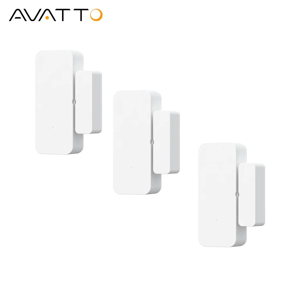 

AVATTO Tuya WiFi Door Sensor Smart Door Window Detector Home Security Alarm APP Remote Control Works with Alexa Google Home