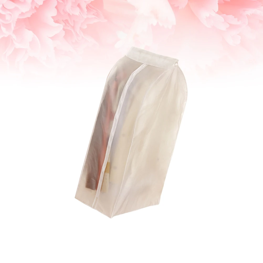 

1pc Thickened Clothing Dust Cover Water Resistant 3D Garment Bag Anti Crease Zipper 60X30X90Cm Suit Storage Bag For Home Travel