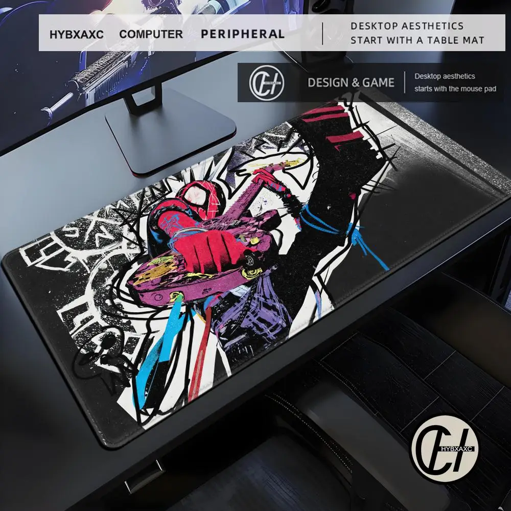 Super Hero S-Spider-Mans Mousepad HD Printing Computer Gamers Locking Edge Non-slip Mouse Pad XXL90x40cm Keyboard PC Desk Pad