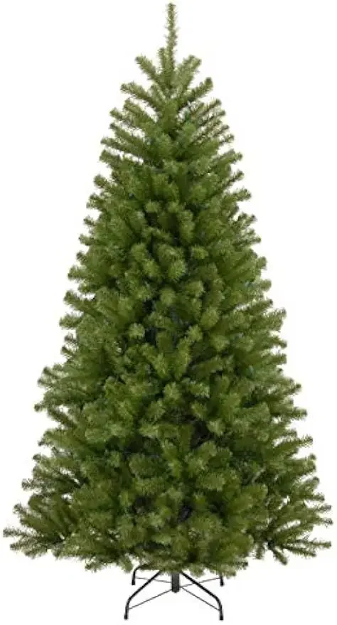 

Artificial Full Christmas Tree, Green, North Valley Spruce, Includes Stand, 7.5 Feet