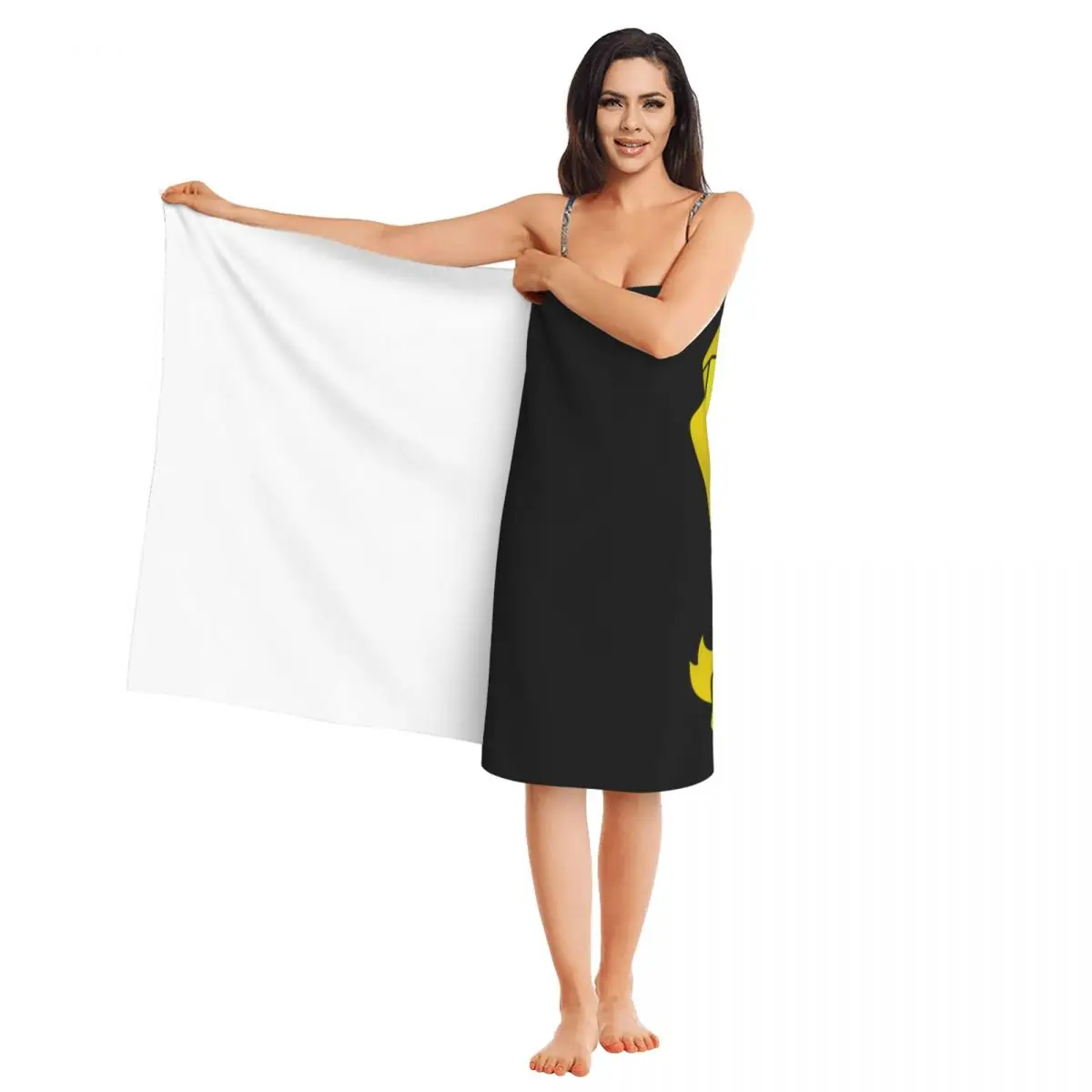 Custom Adventure Time Lemongrab Beach Towel Quick Drying TV series Super Soft Microfiber Shower Sauna Towels image 6