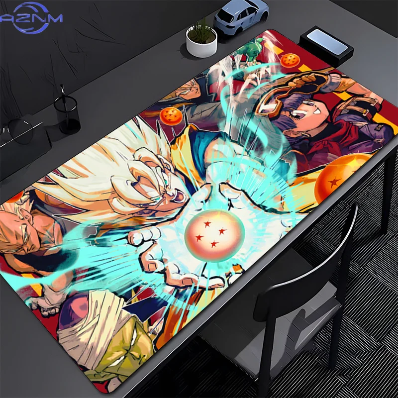 Gaming Mouse Pad Dragon Ball Accessories Office Gamer Keyboard Desk Mat Non-Slip Ground Mat Large PC Carpet Anime Game Mousepad