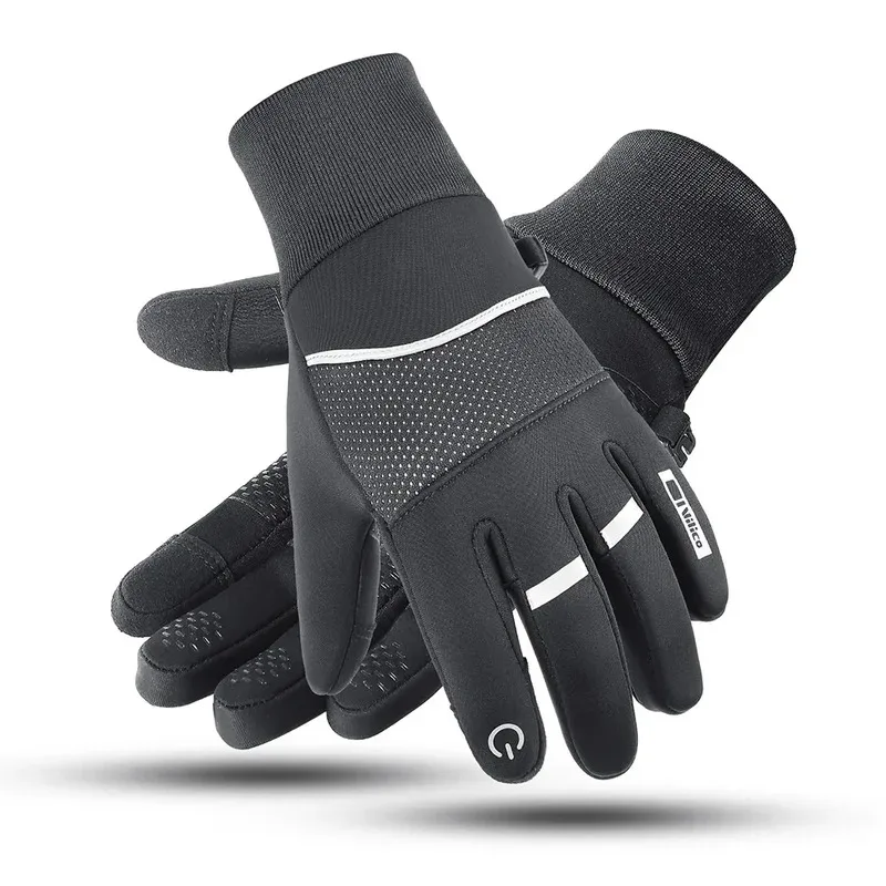 Unisex Hiking Cycling Fishing Motorcycle Gloves Winter Warm Touchscreen Waterproof Cold Proof Ski Accessories Outdoor Items