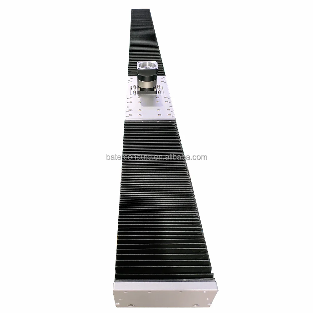 Heavy Duty Gantry Robot System 180kg Load Capacity Belt-Driven Motor Linear Stage With Protection Bellows Customizable