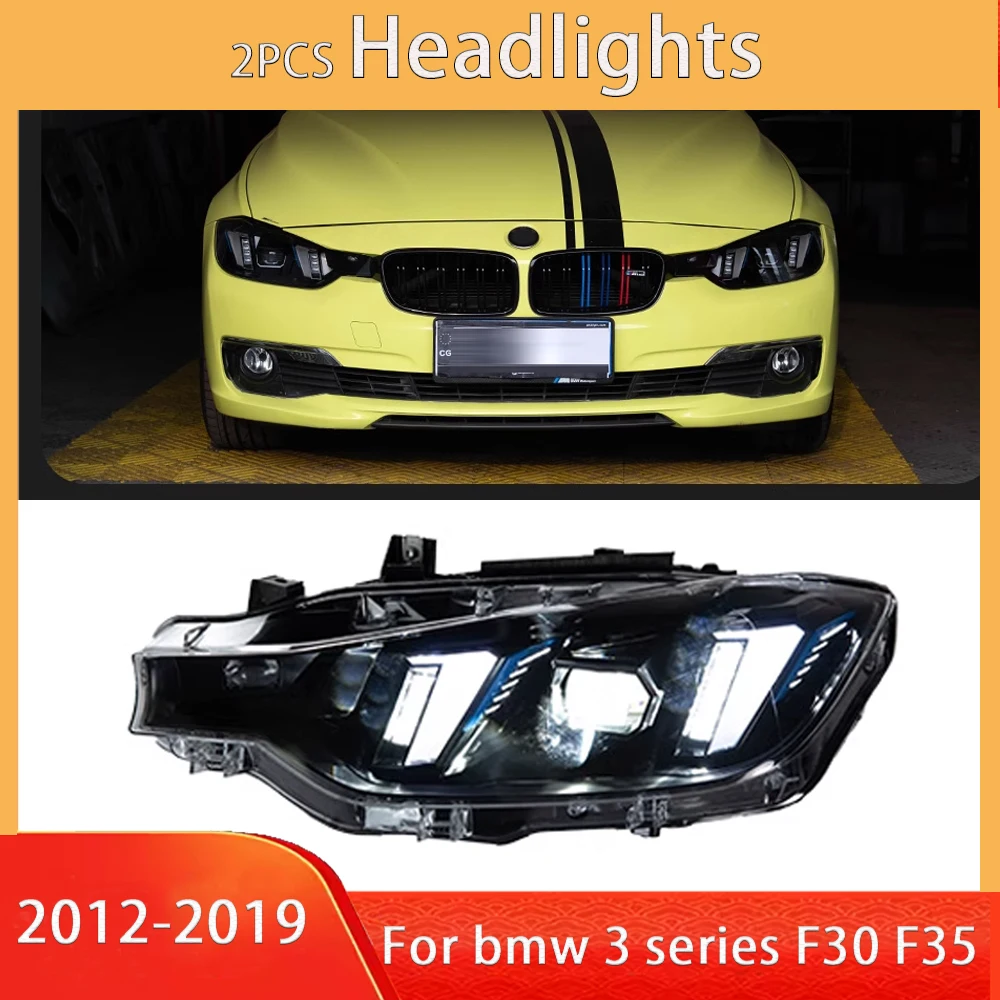 

For BMW 3 Series F30 F35 320i 325i 330i 2012-2019 Car Front Lamps Assembly Upgrade LED Laser style Projector Lens Accessories