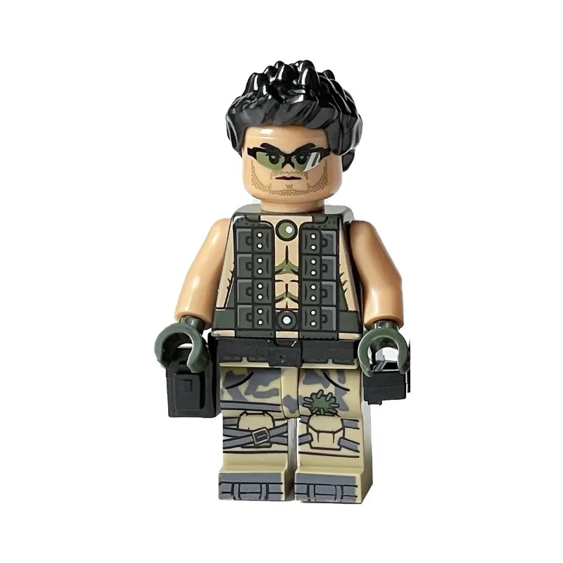 Military Building Block Special Forces Police Villain Rebel Mercenary Doll Small Particle Splicing Toy