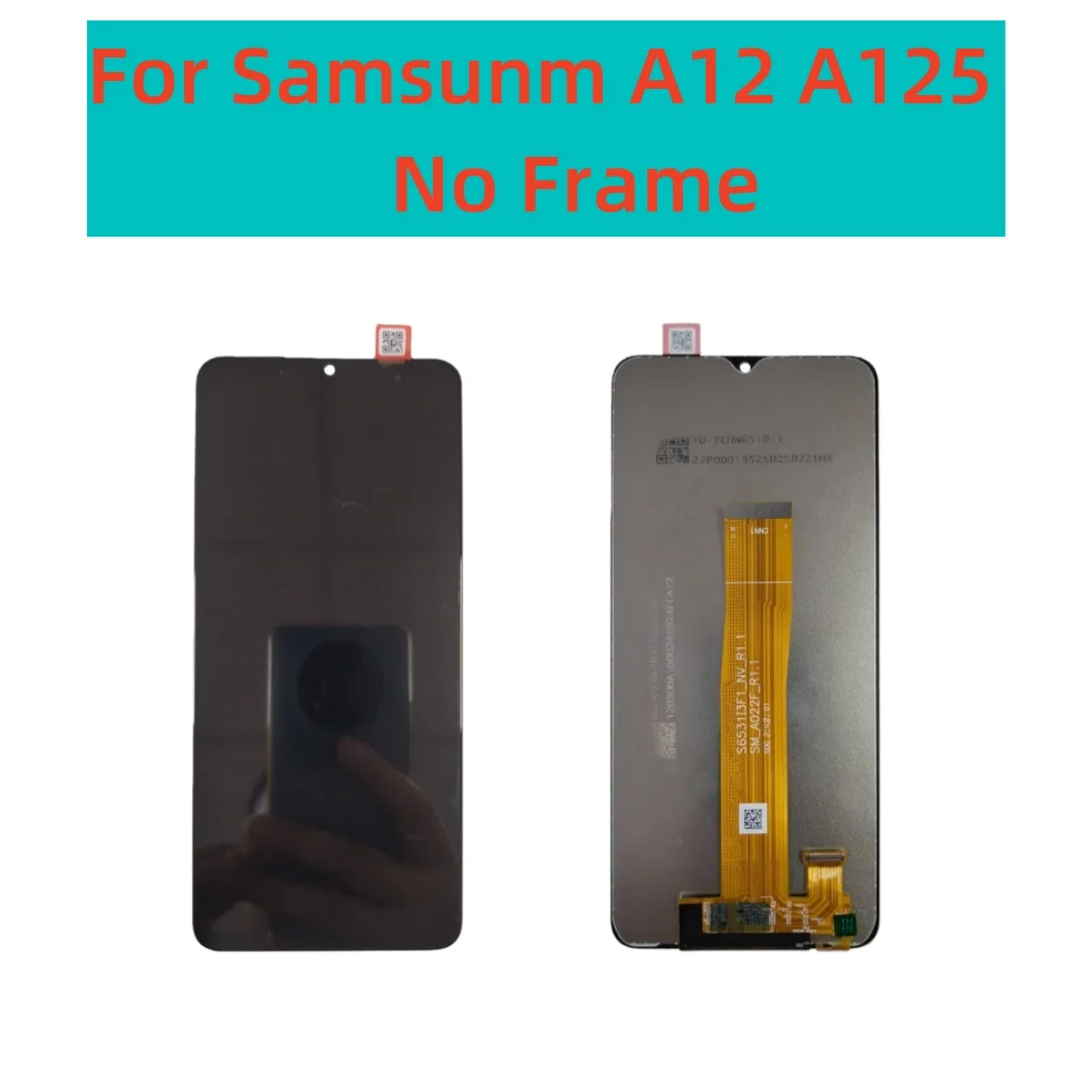 

New LCD For Samsung Galaxy A12 Display A125 SM-A125F SM-A125M SM-A125U LCD Screen Digitizer Replacement Parts SM-A125N SM-A125W