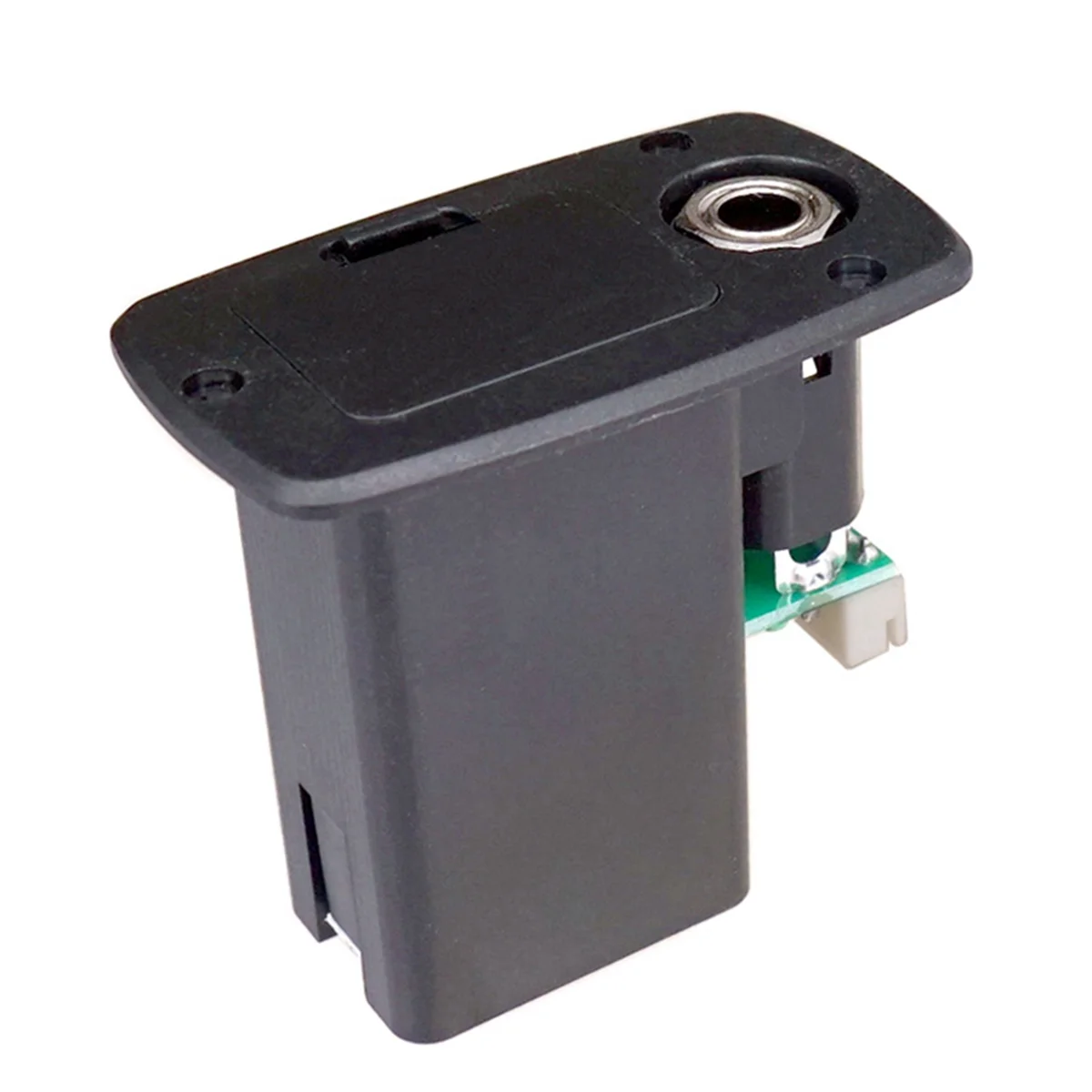 A71P 5X ABS 9V صندوق بطارية لاقط الجيتار لاستبدال غطاء تخزين الجيتار الصوتي الكهربائي #4