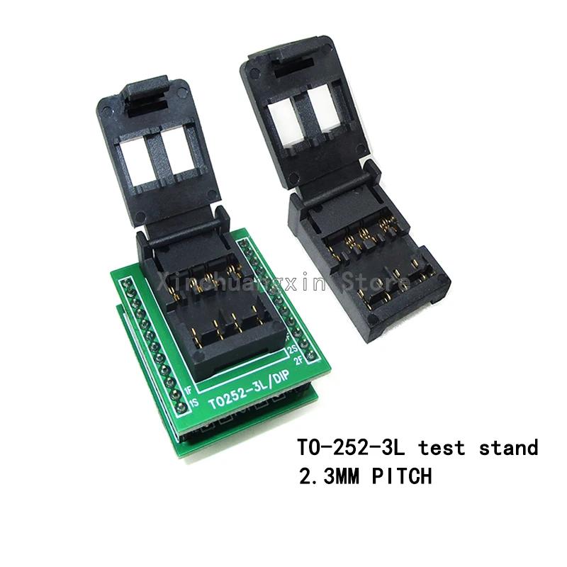 

1PCS/Lot TO252 TEST SEAT TO252-3L AGING TEST SEAT KELVIN BURN-IN ADAPTER SEAT 2.3MM PITCH