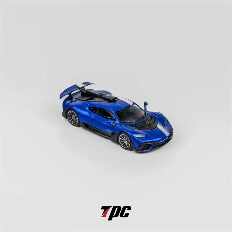TPC 1:64 ONE أزرق داكن محدود500 مجموعة نماذج سيارة مصبوبة مصغرة