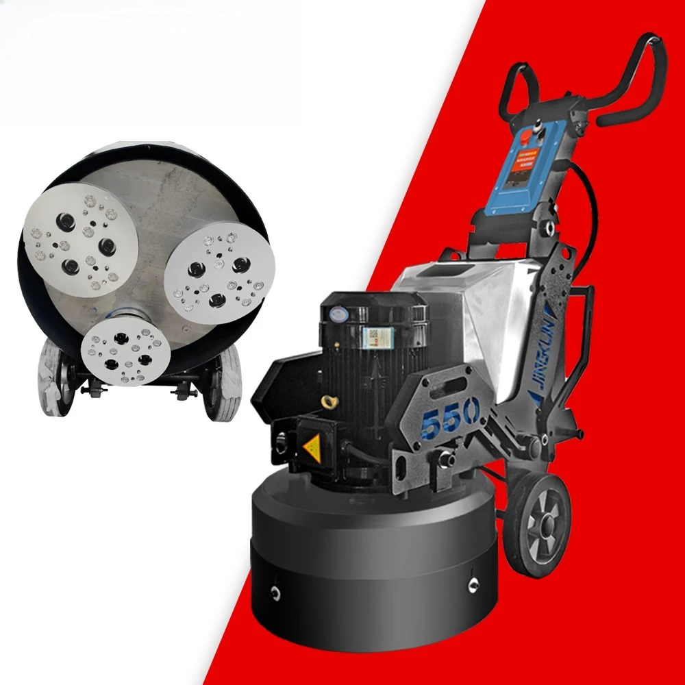Push-type high-performance concrete polishing and planetary grinding equipment for a wide range of surfaces.