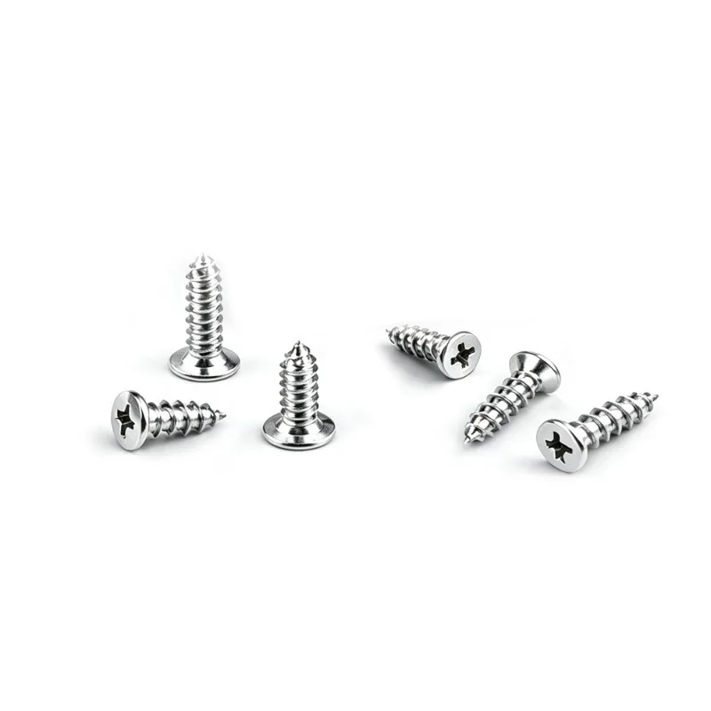Nickel Plated Cross Countersunk Self Tapping Screws 1235Pcs M2 M3 M4 Kit Wood Screws for Solid Panels Window Frame  Home Repair