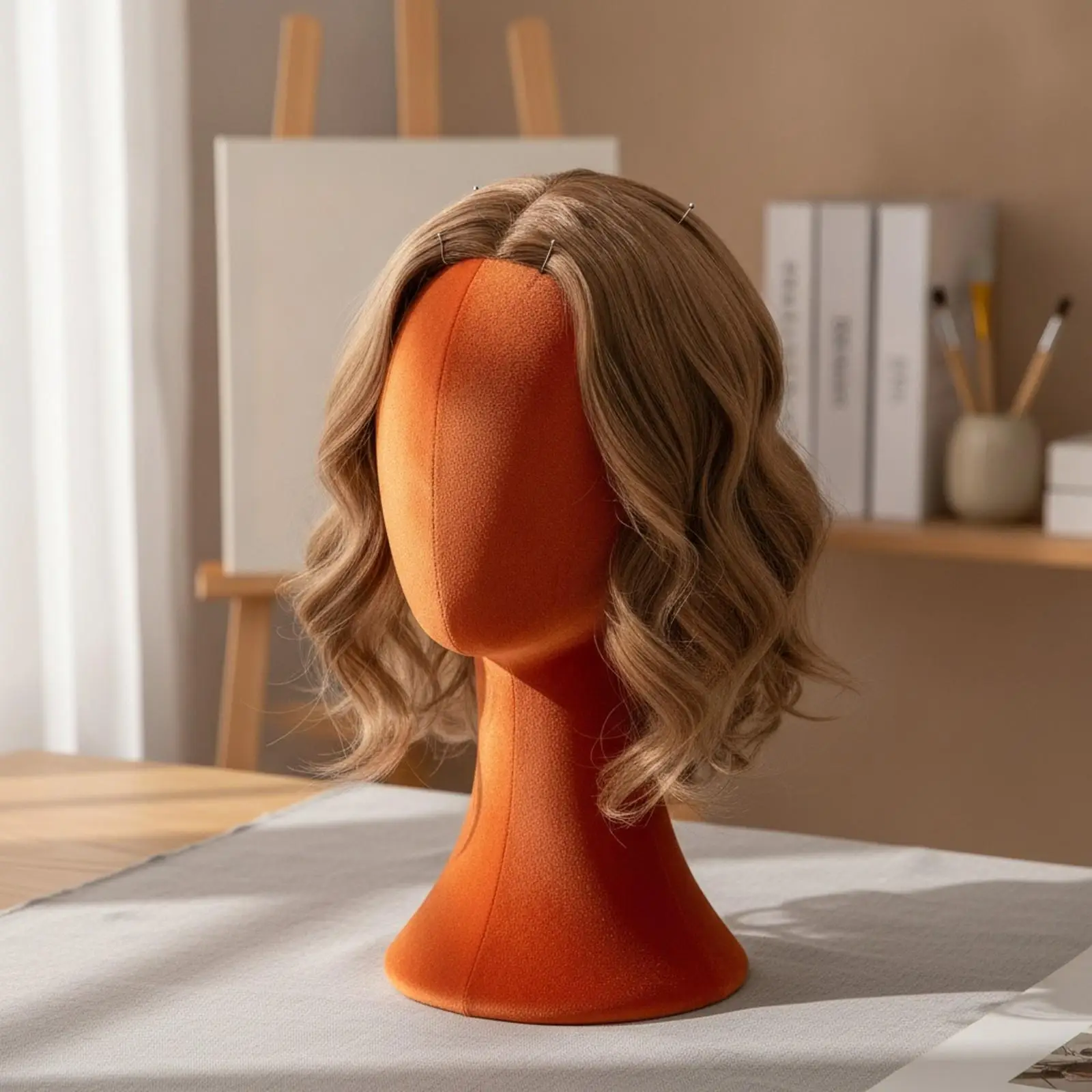 pin-friendly-head-form-with-flared-base-lightweight-for-photography-setups