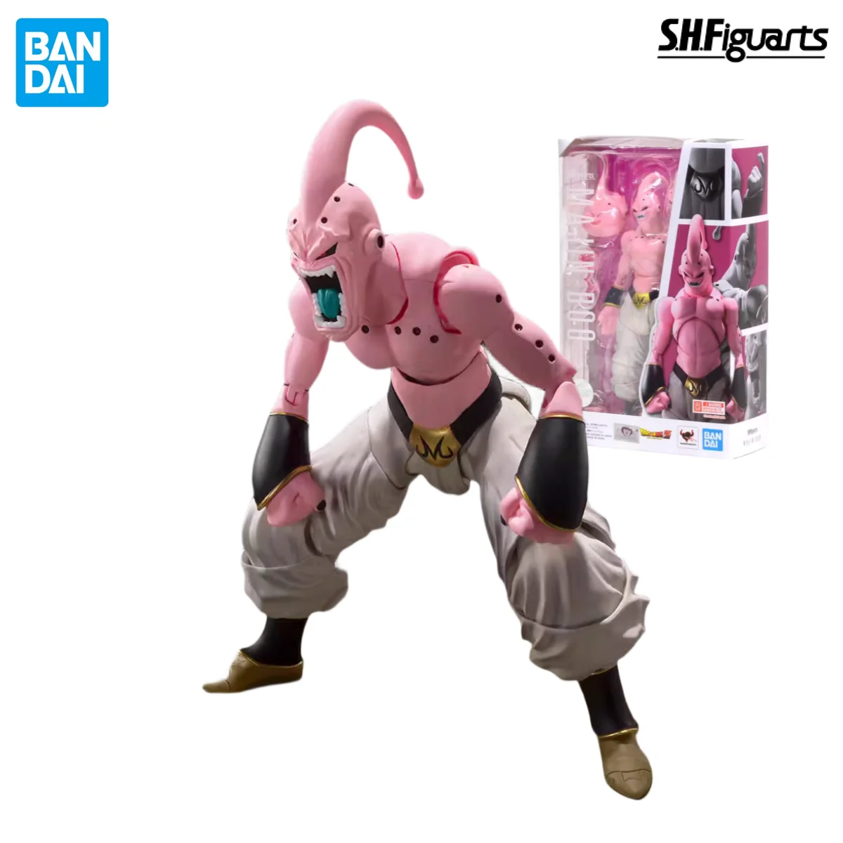 

In Stock Bandai S.H.Figuarts Dragon Ball Z Majin Buu Evil Action Figure in Memory of Toriyama Akira Birthday Present Toys Gifts