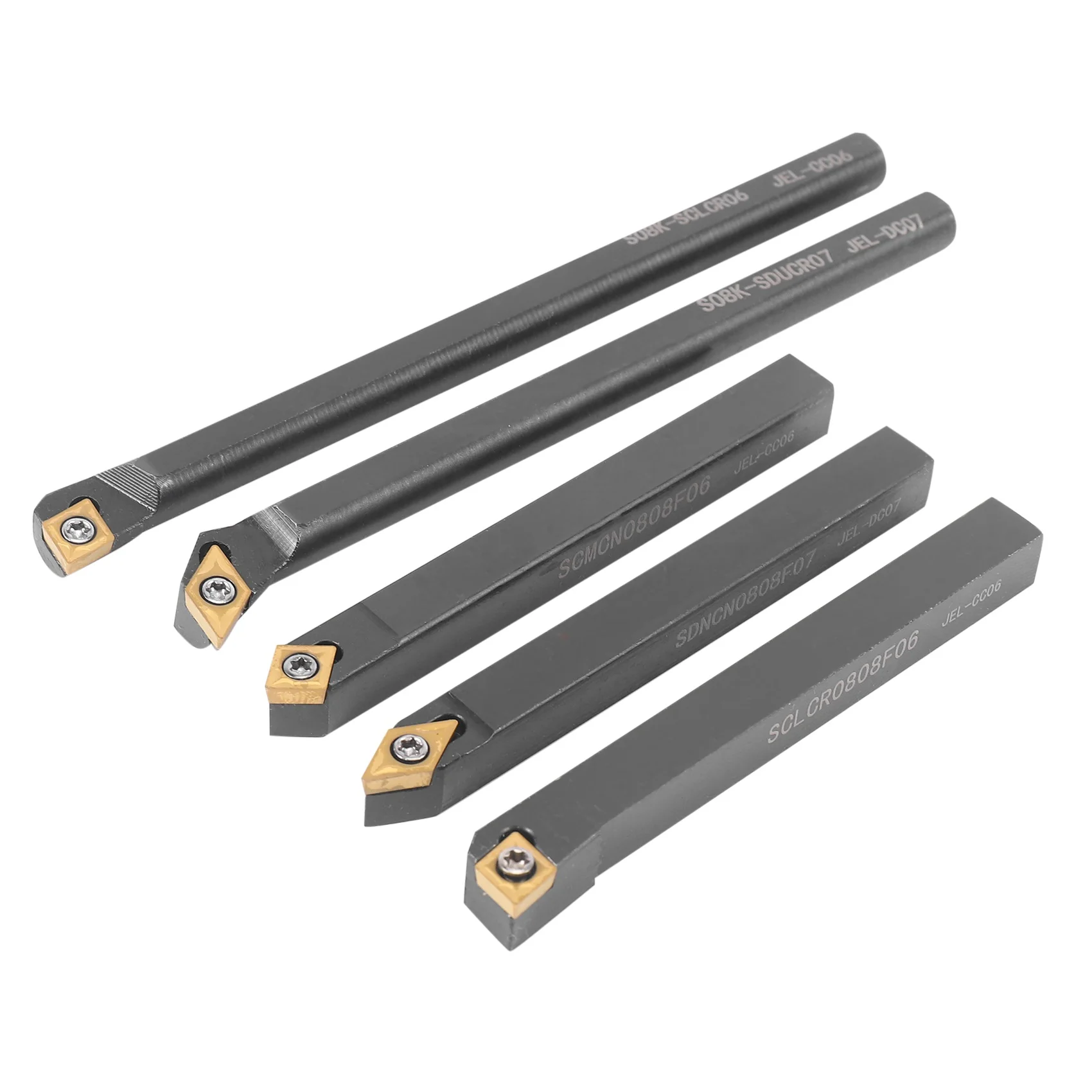 

AWAH 8Mm Shank Indexable Lathe Turning Tool Holder With CCMT060204 DCMT070204 Carbide Inserts For CNC Machine