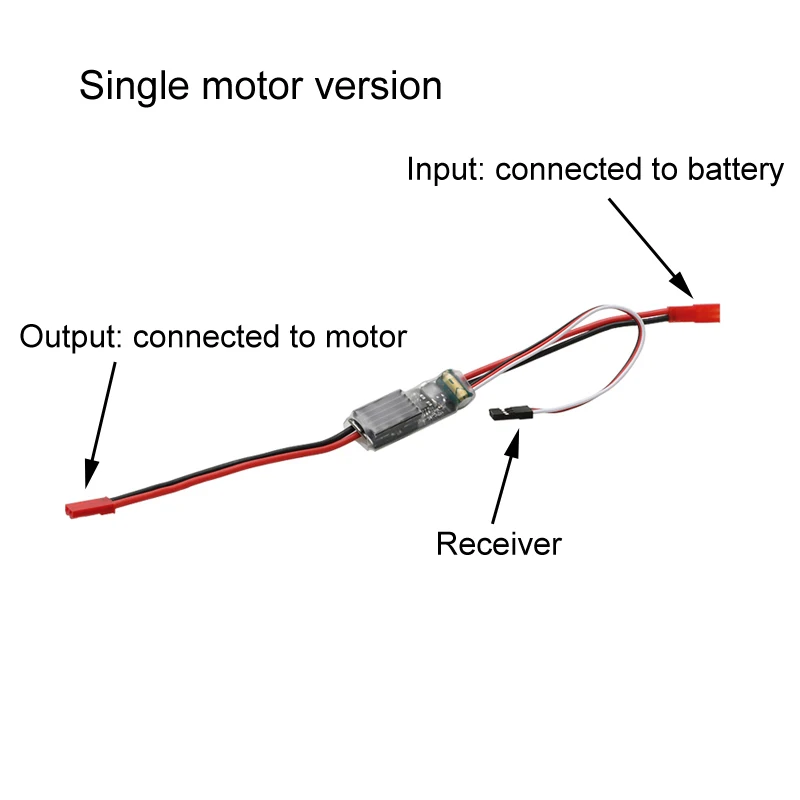 単4電動ブラシ付き玩具部品,高電流モーター用DIY玩具部品,モデル飛行機と車,30a,2-6s,1個