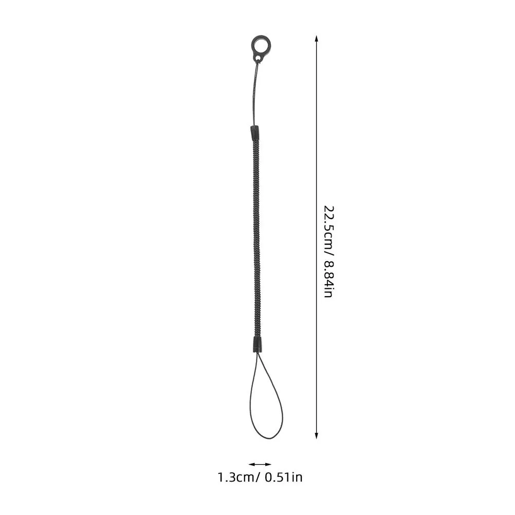 12 個のスプリングロープスタイラスペン用紛失防止弾性格納式ストラップホルダー鉛筆ツールコード電話テザー