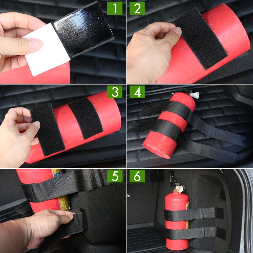 4 Pcs/set Car fire extinguisher strap for Mercedes Benz A180 A200 A260 W203 W210 W211 AMG W204 C E S CLS CLK CLA SLK Classe view 5
