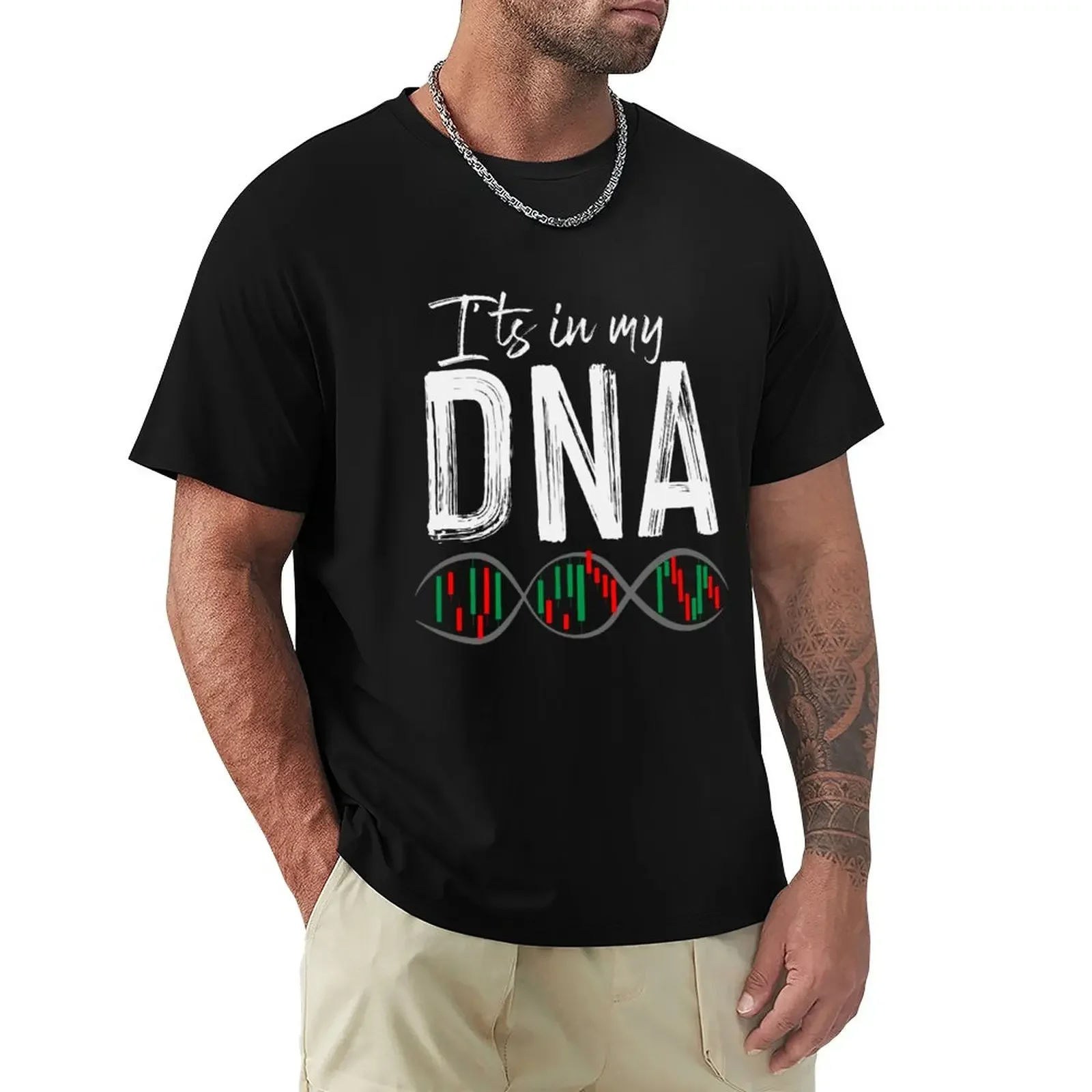 Trading DNA | Genetics Day Trader Daytrading Stock T-Shirt plus size tops Short sleeve tee mens graphic t-shirts hip hop