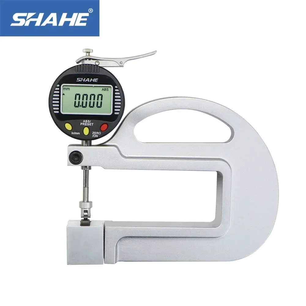 0.001mm Digital Micrometer Thickness Gauge Tester Thickness Meter With Roller Insert Paper Leatherthickness Gauge